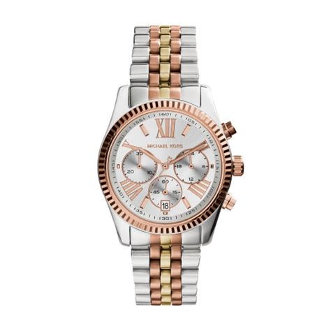 montre michael kors femme bicolore|michael kors original watch.